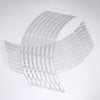 Motorbike Wheel - Silver 18'' Reflective Rim Tape (Fits Most Models)