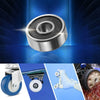 2 x 4x13x5mm Double Rubber Shield Auto Deep Groove Ball Bearings