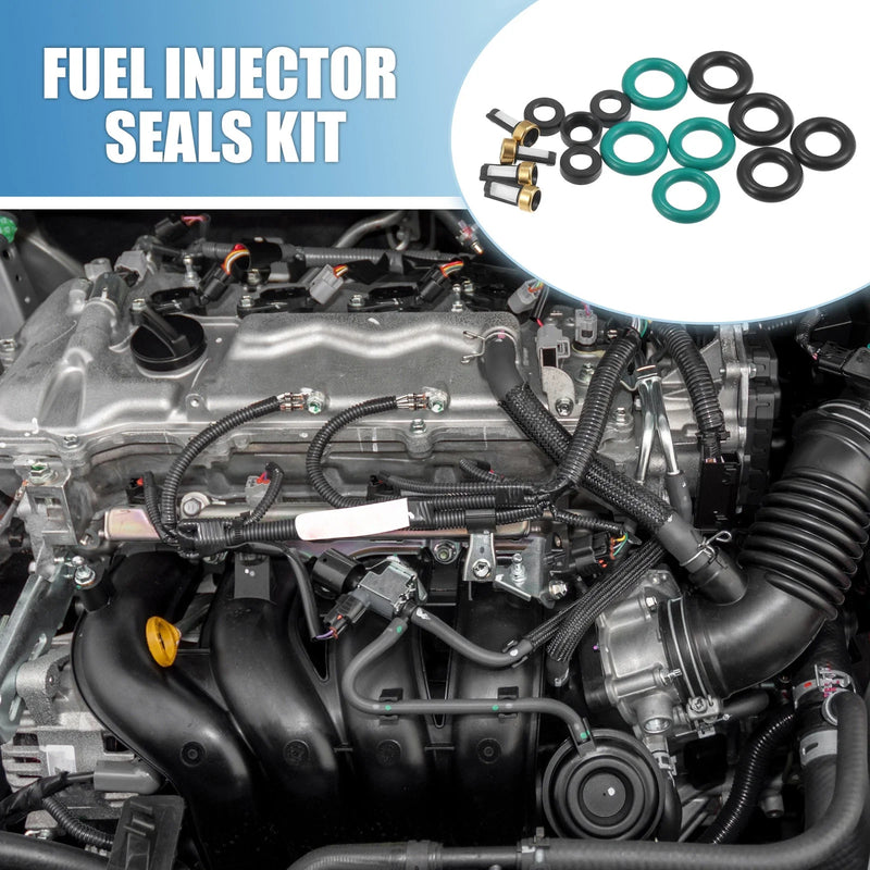 Honda Civic Acura 4 x Fuel Injector O-Rings Seals with Micro Filters