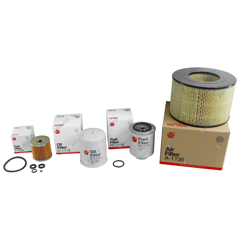 Landcruiser HZJ75 73 70 78 79 4.2L 1HZ 1990~07 Air Oil & Fuel Filter Kit