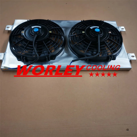 VW Golf MK1 MK2 GTI Scirocco 1.6 1.8 Aluminum Shroud + 2 Fans (1974-1992)