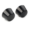 Harley Sportster Dyna Road Glide Black Front Axle Cap Nut Covers (2004-2023)