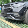 Benz GLC X254 4 x Silver Front Bumper Side Air Vent Trim (2023-2024)