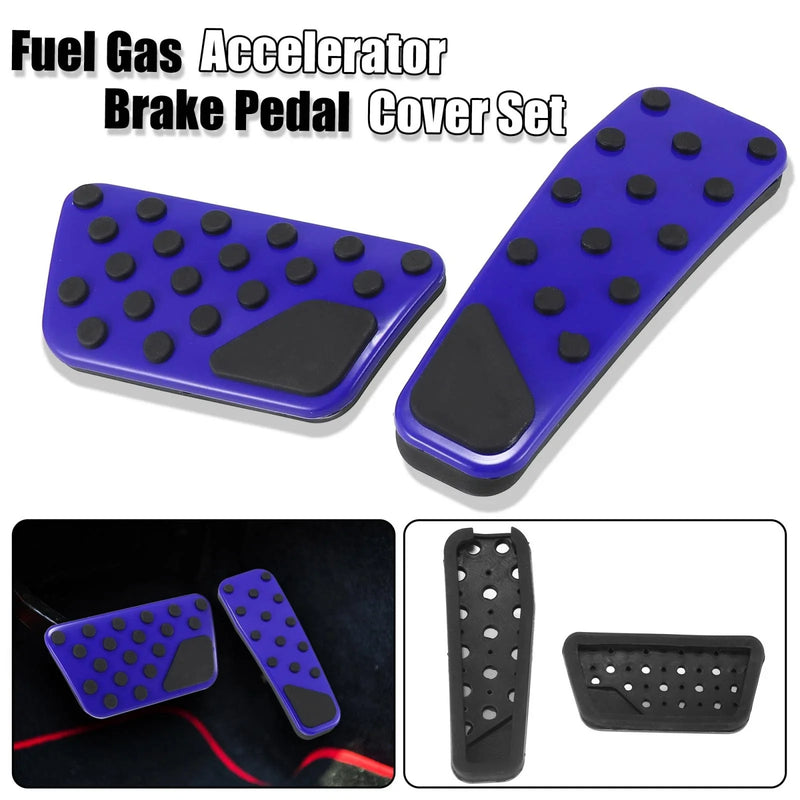 Dodge Charger Pedal Cover Set Blue (2009 - 2019)