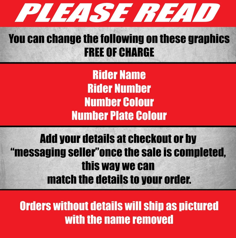 Yamaha YZF 450 Custom Graphic Stickers (2006-2009)