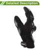 Pair / XXL / Motorcycle Gloves Breathable Full-Finger Nylon Outdoor Gray