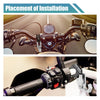 Honda ADV150 (2021-2023) Silver Tone Motorcycle Handlebar Hook Set