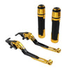 BMW F900 F900R F850GS F750GS Gold Brake Clutch Lever Handlebar Grip Set