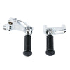 Harley Sportster Iron 883 1200 48 Chrome Passenger Footpeg Pedals (2014-2022)