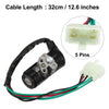 GY6 125 Ignition Switch Lock / 5 Wires / 2 x Keys