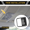Toyota Tundra Carbon Fiber Roof Reading Light Cover Trim (2022-2024)