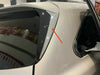 Toyota Sienna ABS Chrome 2 x Rear Window Spoiler Side Cover Trim (2021-2023)
