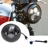 Honda Harley Kawasaki Yamaha Motorcycles 7" LED Projector Headlight