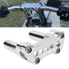 Harley Road Glide Softail 4" Chrome Handlebar Riser 1" Top Clamp (2001-2023)