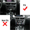 Audi A4 A5 Q5 B8 B7 Carbon Fiber CD Panel Cover Trim (2009-2016)