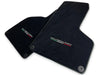 Lamborghini Huracan 2014-2022 Black Tailored Carpets Green Stitch Floor Mats
