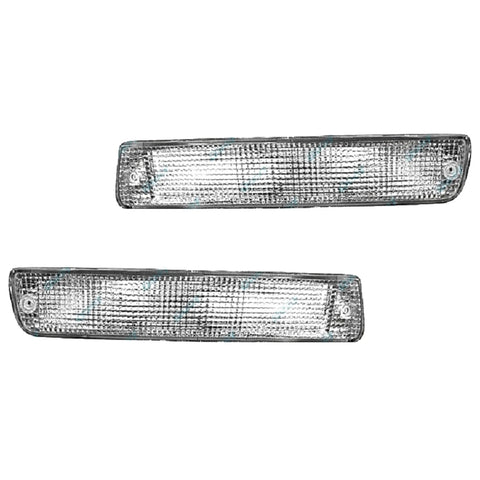 Toyota Landcruiser 80 Series 90-97 Left Right LH+RH Clear Front Indicators