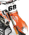KTM SXF 450 SHOCKWAVE Decal Stickers (2007-2010)