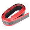 Car Carbon Fiber Front & Rear Lip Splitter Body Spoiler w/ Adhesive
