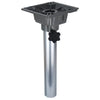 60mm Plug Hole Boat Seat Plug In Post & 360° Swivel Top 375mm