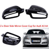 Audi A3 A4 S5 B8 Gloss Black Mirror Cover Shell Caps (2009-2013)
