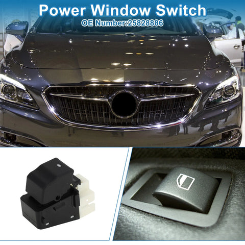 Buick Lacrosse Chevrolet Impala Rear Power Window Switch (2009–2009)