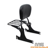 Harley Dyna Super Glide Detachable Backrest Sissy Bar Rack Set (2005)