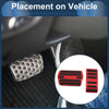 Ford Mustang Mach-E (2021-2025) Red 2 x Foot Accelerator Pedal Covers