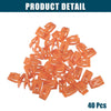 Ford Dodge Orange 40 x Interior Trim Retainer Fastener Clips