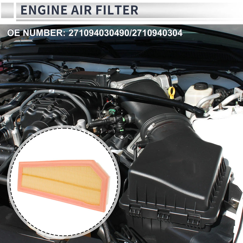 Mercedes-Benz SLK250 R172 L4 1.8L Engine Air Filter (2012-2015)