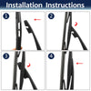 Honda CRV, Acura RDX Rear Windshield Wiper Blade Arm Set (2017-2023)