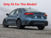 Toyota Corolla Sedan 2020-2024 Glossy Black ABS Rear Trunk Spoiler Wing Lip