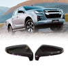 Isuzu D-Max, MU-X Carbon Fiber Black Mirror Cover Trim (2020-2022)