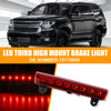 Chevrolet Suburban Black Red LED Third High Mount Brake Light