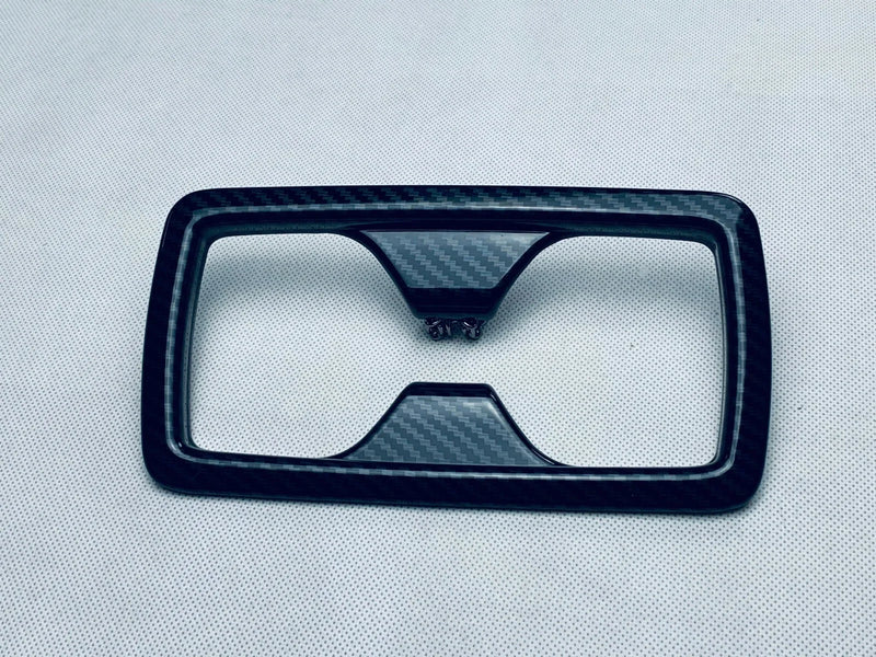 Toyota Highlander Rear Water Cup Holder Carbon Fiber Cover Trim (2020-2023)