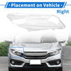 Honda Crosstour Car Front Right Headlight Lens Cover (2011-2013)