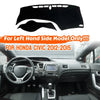 Honda Civic LHD Non-Slip Poly Carpet Dash Mat Cover (2012–2015)
