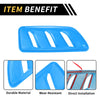 Jeep JL JLU (2018-2024) Light Blue Front Hood Air Outlet Vent Cover Trim
