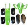 49cc Mini Quad ATV Green Plastics Fairing Guards Mud Guard Foot Rest