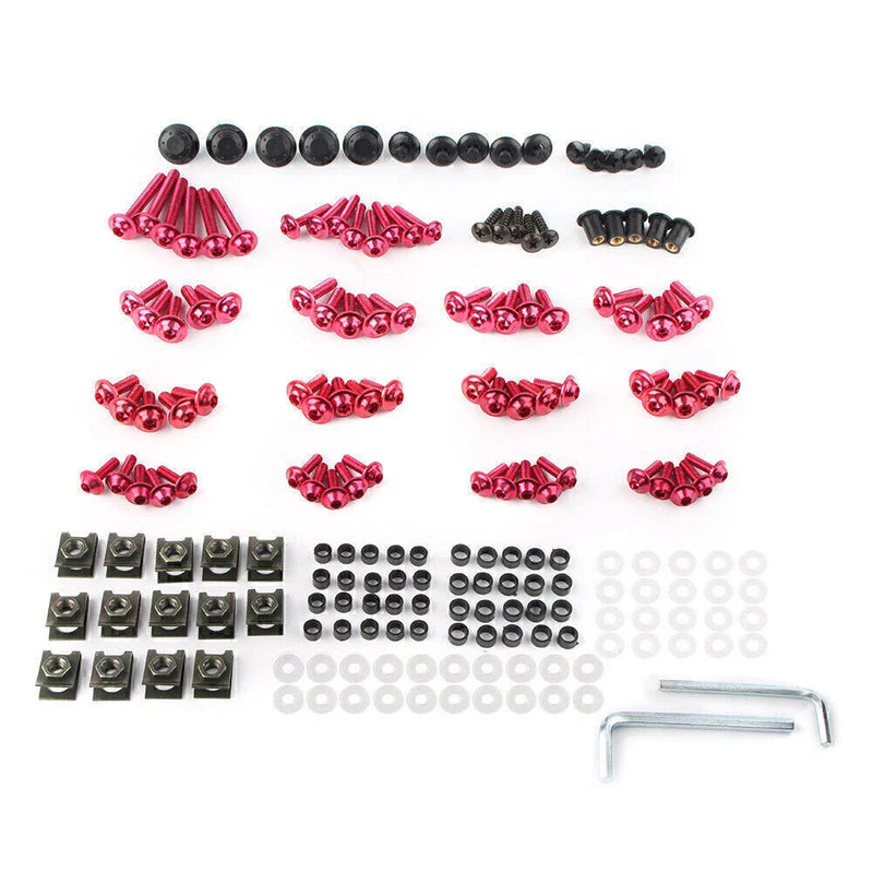 Honda Yamaha Kawasaki Suzuki Fairing Bodywork Screws Bolts Tool Kit (All)