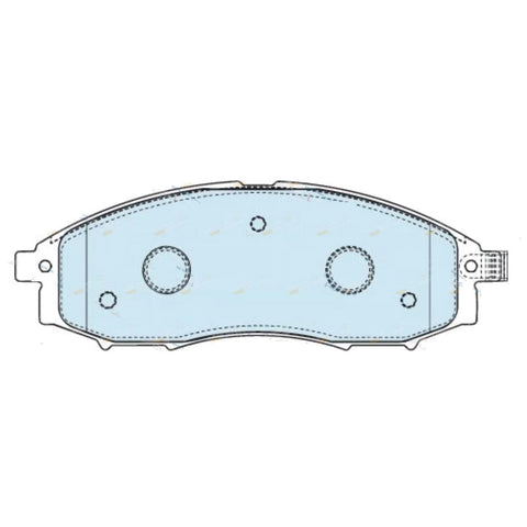 Nissan Navara D22 4x4 Front Disc Brake Pads Set (1997-2016)