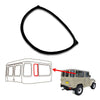 Door Seal Rear Weatherstrip Rubber Fits Toyota Land Cruiser FJ40 SUV 1980-84 D05