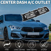BMW 550i 2010-2015 Black Silver Tone A/C Outlet Dash