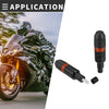 Honda Motorcycle Frame Slider 2 x Orange Exhaust Anti Crash Fall Protector
