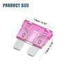 Car Boat Truck SUV Motorcycle Purple 50pcs Mini Blade Fuses 3A