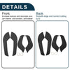 Mitsubishi ASX Black Anti Kick Pad Sticker Protector (2013-2015)