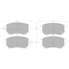 Subaru Liberty Front Disc Brake Pad Set (2003-2015)