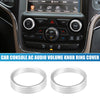 Jeep Grand Cherokee Console Audio Volume Knob Covers (2014-2020)