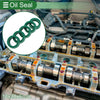 Make Model Oil Seal / 14x20x6mm / TPU Rotary Shaft Seal Green 5 Pcs