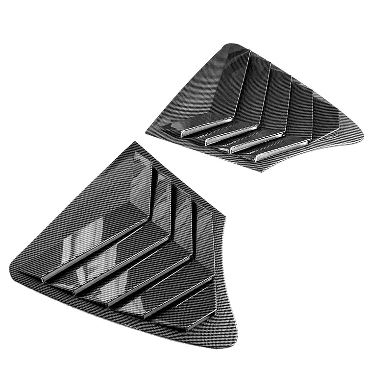 Infiniti Q50 Carbon Fiber Look Side Window Louver Cover Trim (2014–2023)